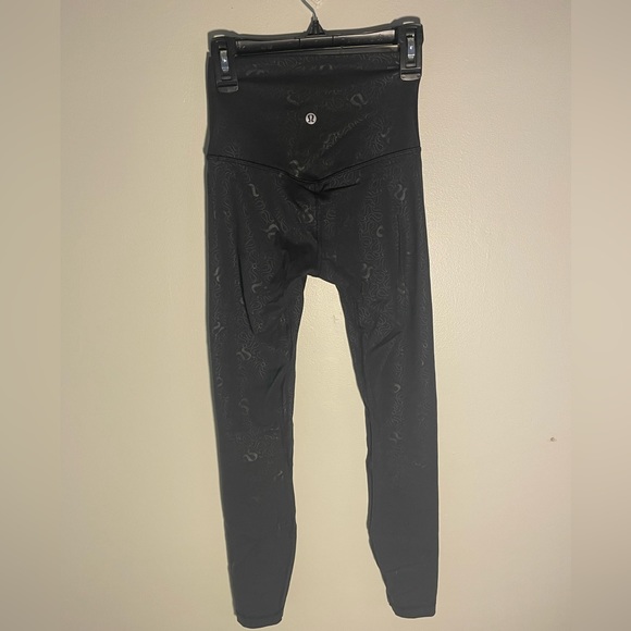 Black Lululemon Align Leggings - Picture 2 of 5